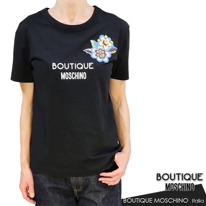 BOUTIQUE MOSCHINO ブティック モスキーノ Tシャツ ロゴ 半そで BOUTIQUE MOSCHINO ブティック モスキーノ Tシャツ ロゴ 半そで