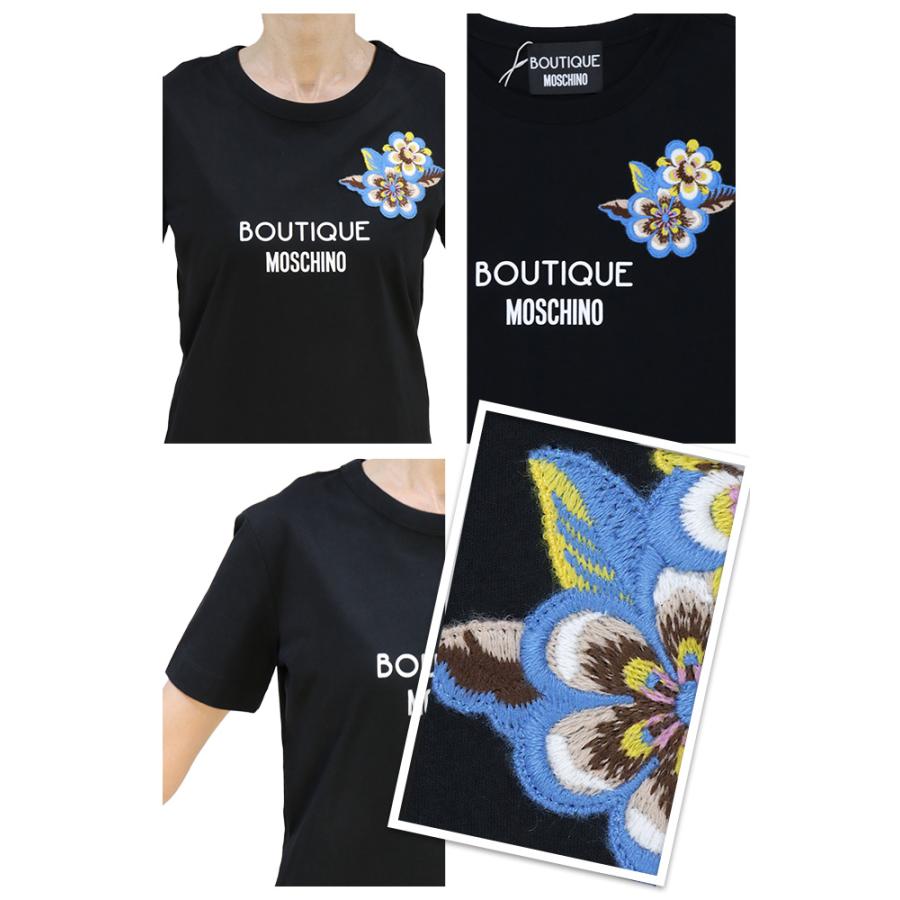 BOUTIQUE MOSCHINO ブティック モスキーノ Tシャツ ロゴ 半そで BOUTIQUE MOSCHINO ブティック モスキーノ Tシャツ ロゴ 半そで