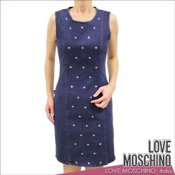 50 Off Love Moschino ラブ モスキーノ ワンピース ノースリーブ デニム インディゴ Size 42 9 11号 Mos 2812 最新の激安 Www Doctor Plan Com