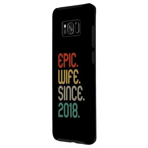 Galaxy S8* epic wife since 2018 best wife 2018 wife ギフト スマホケース｜kurakura｜02