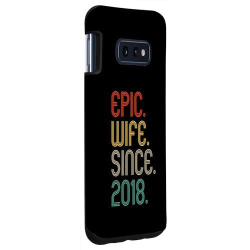 Galaxy S10e epic wife since 2018 best wife 2018 wife ギフト スマホケース｜kurakura｜03