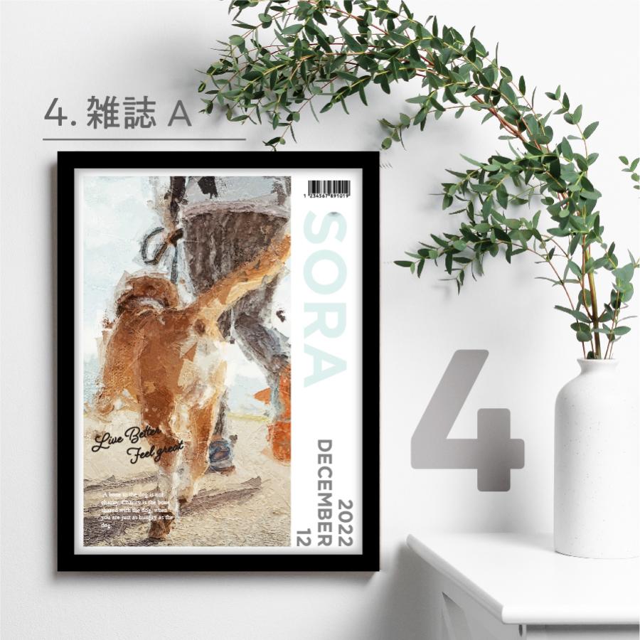 ［受注制作］［原画］ペット似顔絵アート◆A3サイズ　送料無料 kuramag_kmg0003