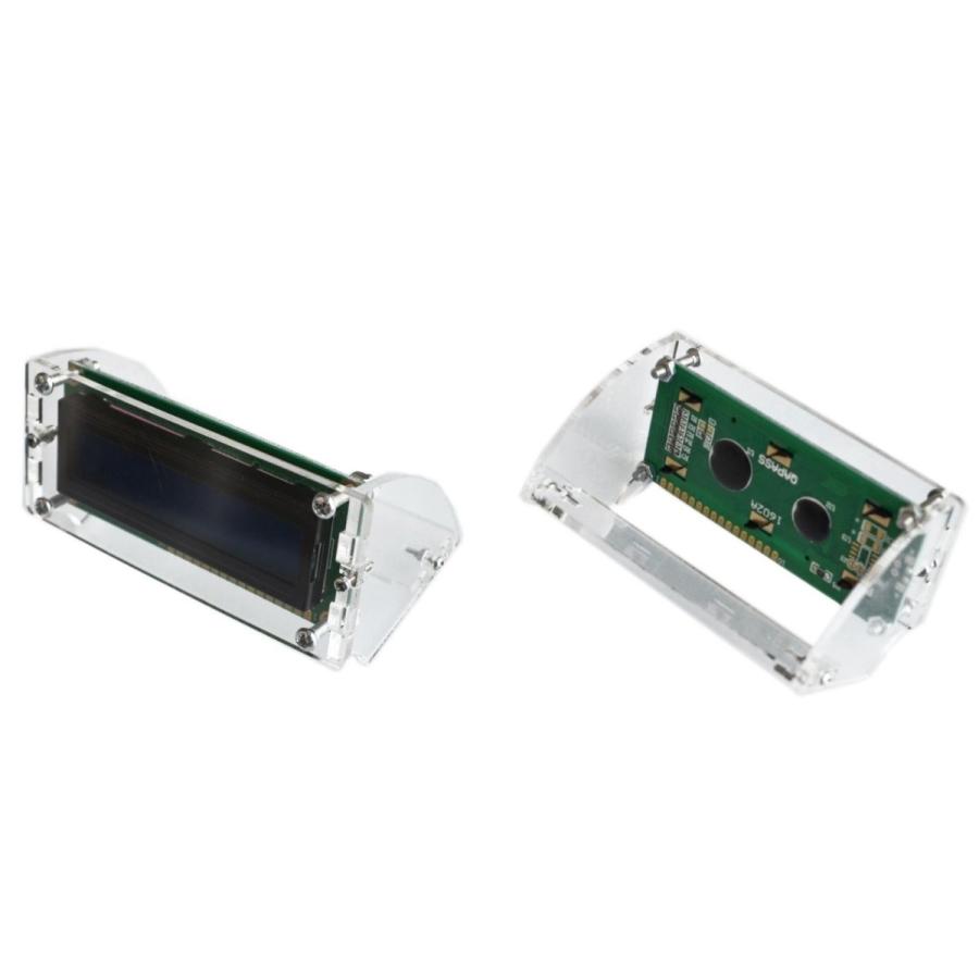 アクリルケース 1602 LCD 16x2桁 液晶表示モジュール 専用ケース
