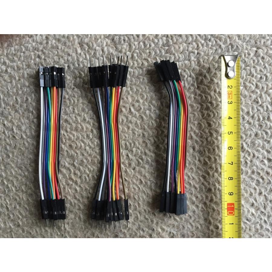 ジャンパー線　ジャンパ(ワイヤ)　デュポンケーブル dupont cable 10cm x 10本(10色)