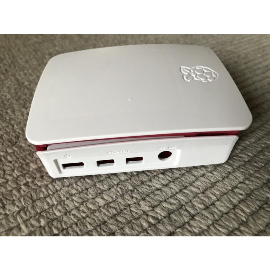 ラズベリーパイ 4B  Raspberry Pi4 1GB 2GB 4GB 公式 外殻 ケース 紅白 Official Case ABS｜kuranakaya