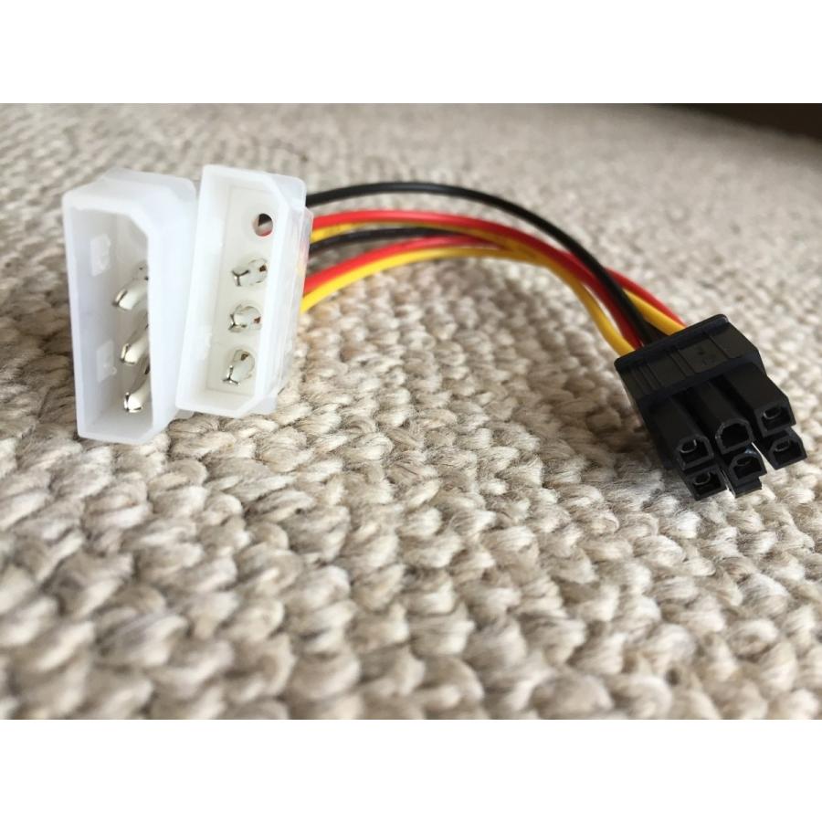 電源変換ケーブル コネクター Pc Gpu ペリフェラル Ide 規格品 大4ピン 2 Pci Express Pci E 6ピン Zugvsh3ujv 文化雑貨倉中屋 通販 Yahoo ショッピング