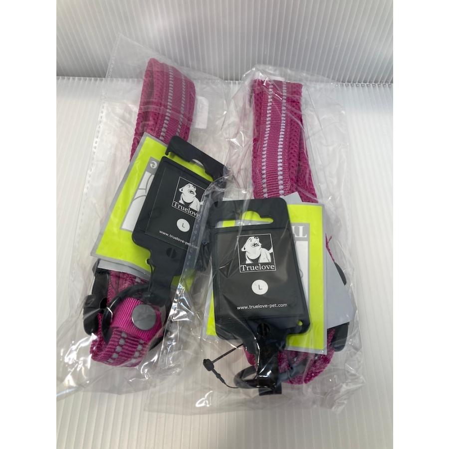 犬 首輪 Lサイズ2本 カラー ピンク 犬用 軽い 反射 中型犬 大型犬 超