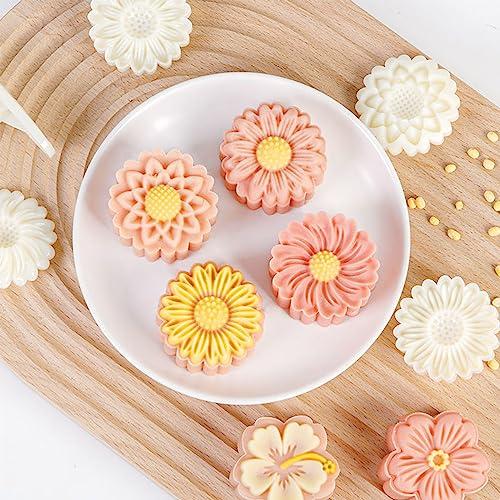 BEAUTY PLAYER月餅型 ムーンケーキ型 月餅モールド スタンプ*4枚入り