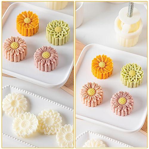 BEAUTY PLAYER月餅型 ムーンケーキ型 月餅モールド スタンプ*4枚入り