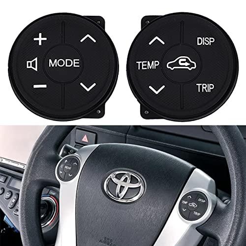 ピアノブラック ステアリングスイッチ プリウス プリウスα アクア