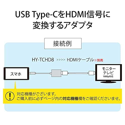 Hy+ Type-C to HDMI 変換アダプター HY-TCHD8 4K映像対応Xperia5ii Xperia1ii AQUOS R5G |  | 01