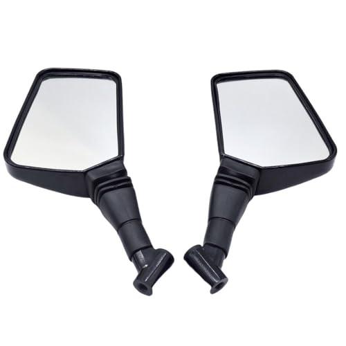 Kanoan バイク ミラー スクエア 角型 8mm 10mm 汎用 ナポレオン