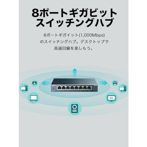限定TP-Link 8ポート スイッチングハブ 10/100/1000Mbps ギガビット