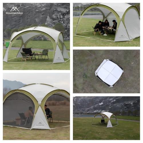 シェードテント、150Dオックスフォードポリエステル耐久性のあるシェードテントア M MOUNTAINHIKER シェードテント、150Dオックスフォード