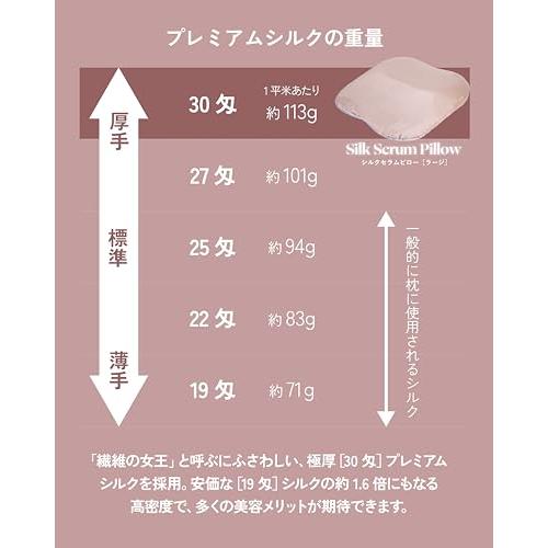 SILQAシルクアR 生シルク 巨大な枕 摩擦・乾燥・静電気から髪を保護