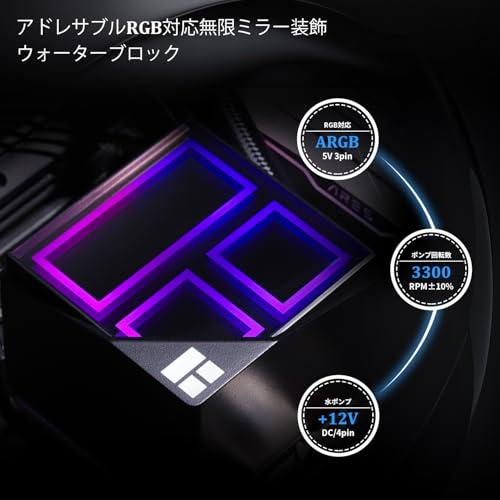 Thermalright Frozen Infinity 360 BLACK CPU水冷クーラー、360