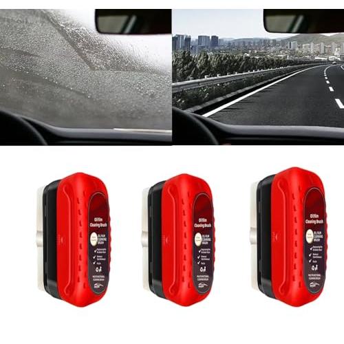 3個油膜取り 車 ガラス NEICOOK 車油膜取りブラシ 油膜取りクリーナー 車 ガラスクリーナー 強力車油膜洗浄ブラシ 車 油膜取り 汚れや の商品画像