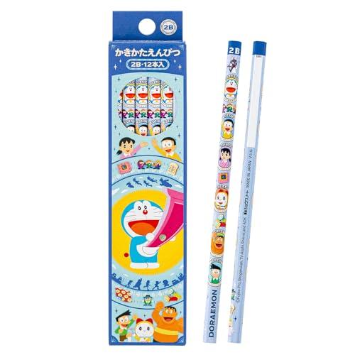 ショウワノート ドラえもん 鉛筆 かきかたえんぴつ 2B 1ダース 12本