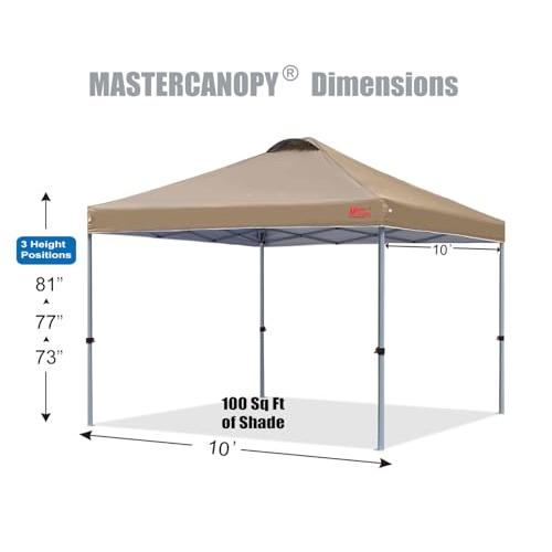 マスターキャノピー（MASTERCANOPY）ワンタッチタープテント 2M/2.5M