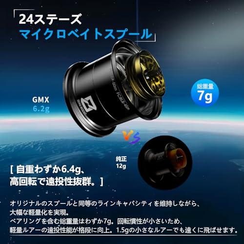 ゴメクサス OZ100 ベイトリールスプール 24スティーズ 専用 超々ジュラルミン フィネススプール 超軽量 ゴメクサス OZ100 ベイトリールスプール 24スティーズ 専用 超々