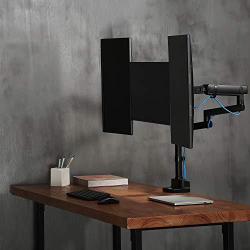 美品 AVLT 3画面モニターアーム 17〜27インチ 耐荷重7kg VESA AVLT モニターアーム 3画面 17?27インチ対応 各モニター最大7kg 耐荷重