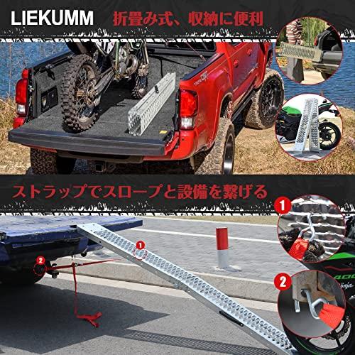 LIEKUMM ラダーレール 2本 長さ170*幅22cm 耐荷重440kg スチール製