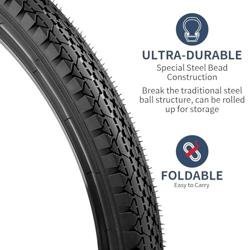 YunSCM 2本セット20x2.125 タイヤ20x2.125 57-406 自転車タイヤ+20x1