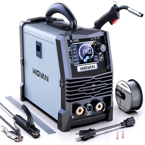 新品 溶接機 100v 200v兼用 ノンガス半自動 140A 使用率60％ 1 MIGVAN 溶接機 100v 200v兼用 ノンガス半自動 140A 使用率60％ 1台3役