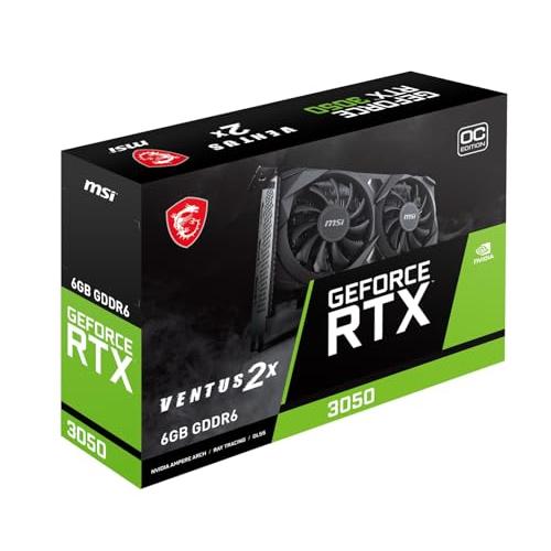 MSI GeForce RTX 3050 VENTUS 2X E 6G OC グラフィックスカード VD8926_6