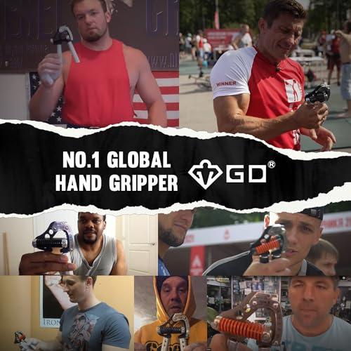 GD IRON GRIP 12Lv Aluminum ハンドグリップ 12~82kg 握力トレーニング