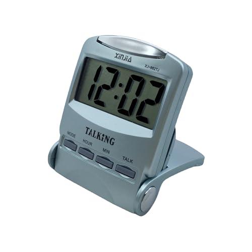 音声で時刻を知らせる置き時計視覚障害者や高齢者向けの音声時計 862TJ