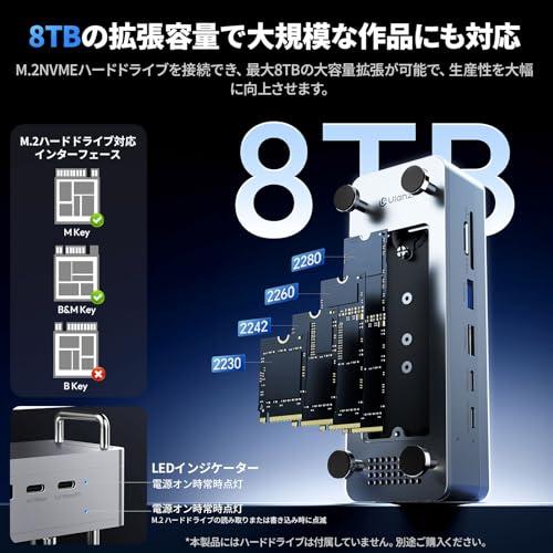 大特価❣️Mac Mini M4 M4pro 対応ハブ 10-in-1 拡張ハブ Mac Mini M4 対応ハブ 【10-in-1全能型＆SSD拡張可】 Amazon | Mac