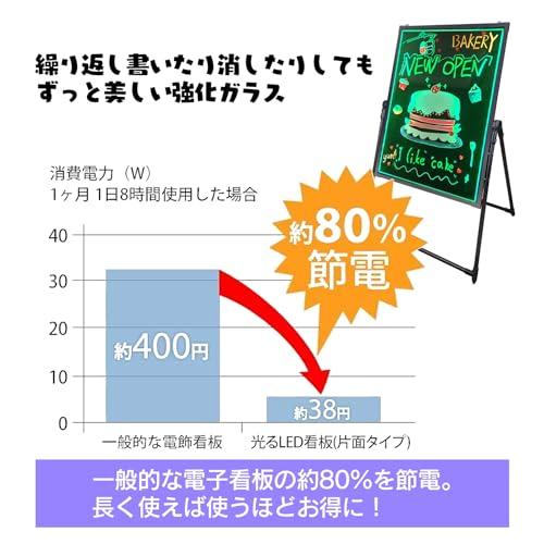 Snowon led看板 光る看板 電飾看板 電光掲示板 led立て看板 手書き
