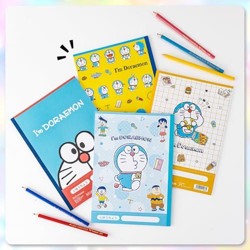 山野紙業 ドラえもん じゆうちょう 無地 I'm Doraemon 4冊 D/R 4PNB-R