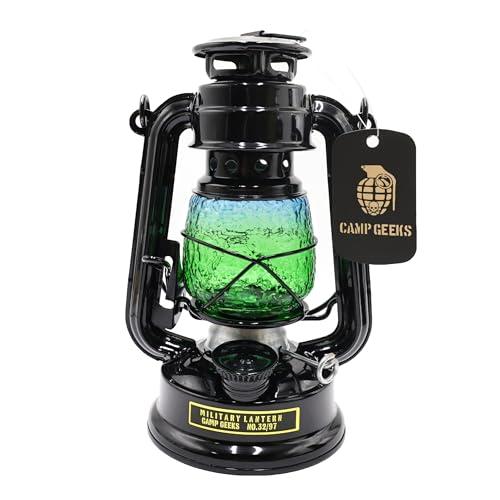 CAMPGEEKS オイルランタン 小型 軽量 パラフィンオイル 灯油ランタン