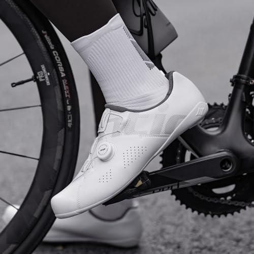 サンティック サイクリングシューズ ビンディングシューズ ロード