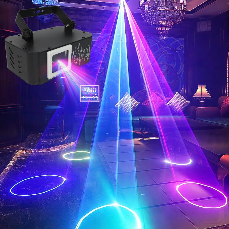 PAIFIEVD 3D RGBビームプロジェクターライト 500mW アニメーション