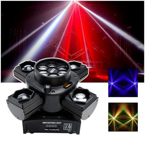 Frezon ステージライト LED ディスコライト 80W 高輝度 多機能 ストロボ効果 スポットライト 舞台照明 DMX512 12/22チ_2