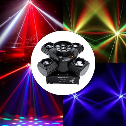 Frezon ステージライト LED ディスコライト 80W 高輝度 多機能 ストロボ効果 スポットライト 舞台照明 DMX512 12/22チ_4