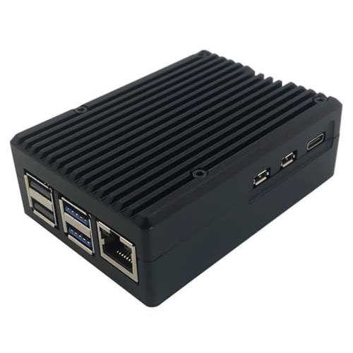 Raspberry Pi 5 4GB ラズベリーパイ5 (ケース付き) ラズベリーパイ5 Raspberry Pi 5 ケース ラズパイ 冷却ケース アルミ製