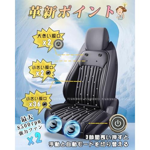 2025年夏対策 36+4独立出風穴VIGOUROUS クールシート 車 シート
