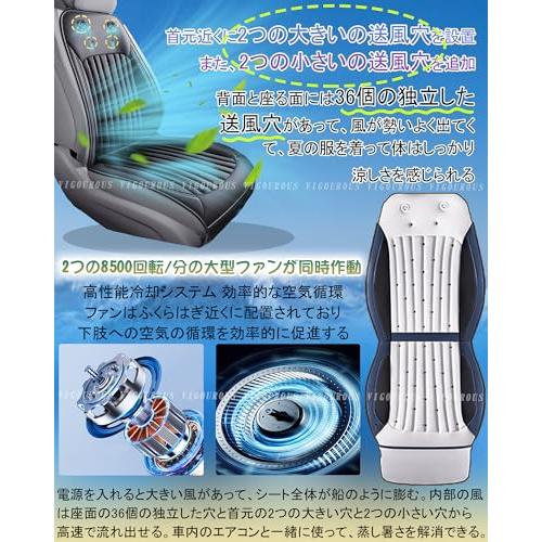 2025年夏対策 36+4独立出風穴VIGOUROUS クールシート 車 シート