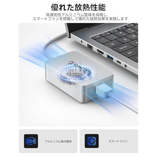 ORICO Thunderbolt 3 10GbE Ethernet Adapter 10gbps 有線lanアダプタ