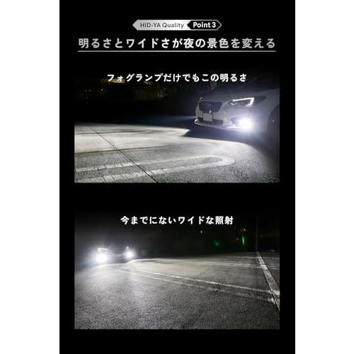 HID屋 H4 LED ヘッドライト 49600cdカンデラ 爆光 ホワイト 車検対応