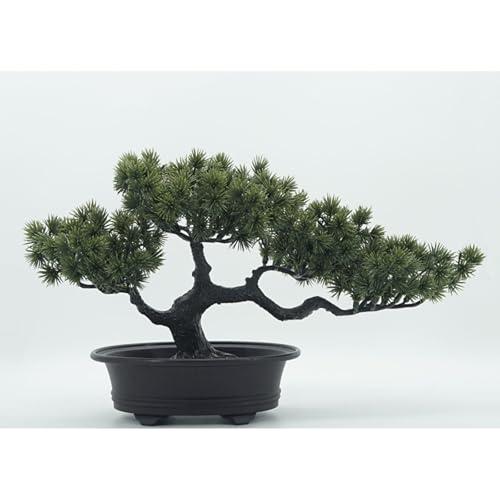 SELECOCO フェイクグリーン フェイク盆栽 人工観葉植物 盆栽 松 長寿松