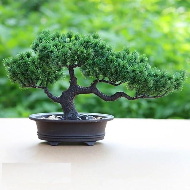 SELECOCO フェイクグリーン フェイク盆栽 人工観葉植物 盆栽 松 長寿松