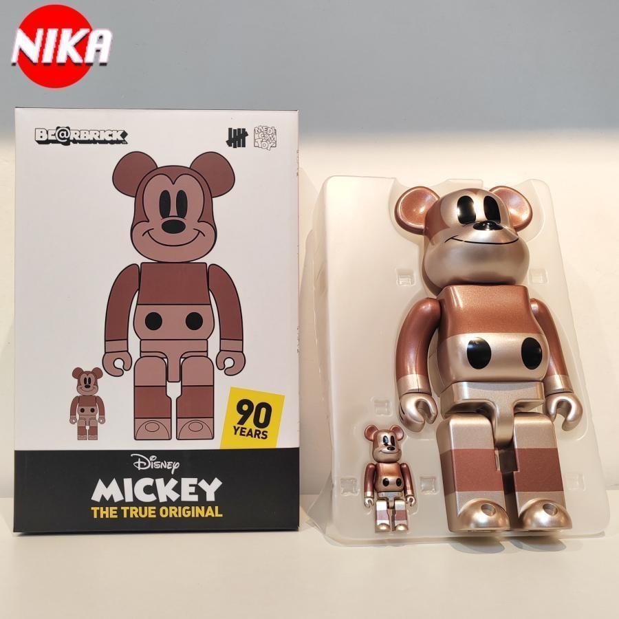 ミッキーマウス BE@RBRICK ベアブリック bearbrick 熊 400%＋100% フィギュア 玩具 2点セット 置き物 飾り プレゼント｜kurarastore｜10