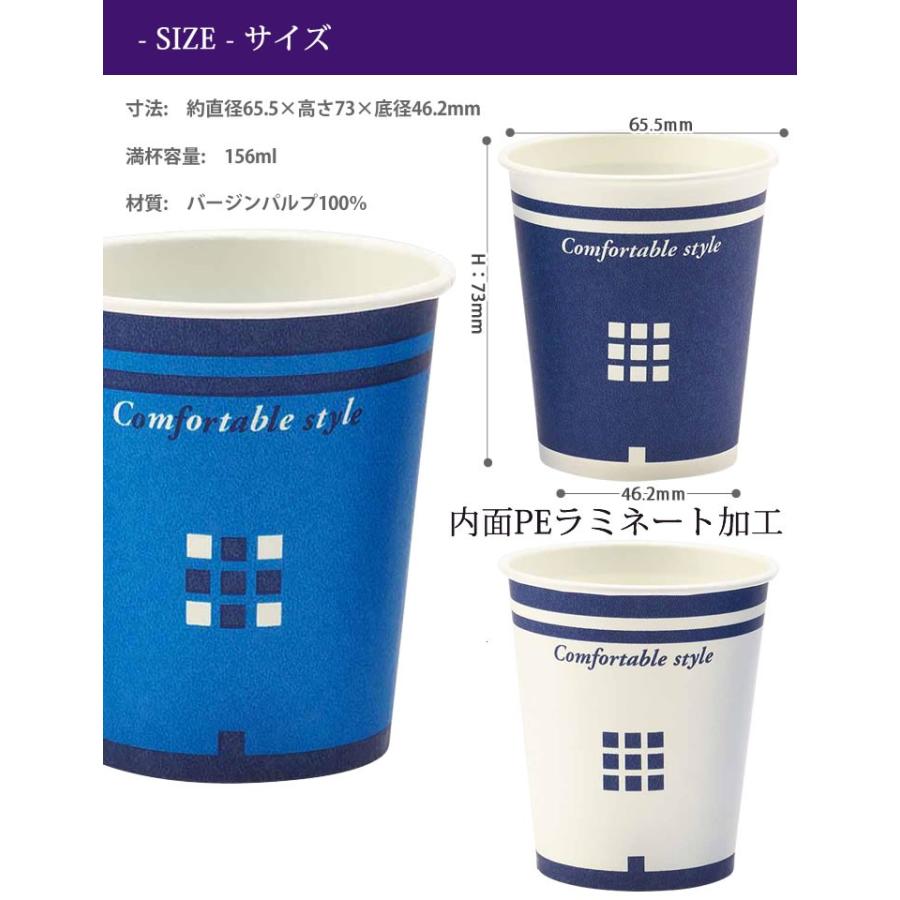 デザイナーズカップ 150ML 2400個 5オンス 3色 サンナップ 日本製 使い捨てコップ 業務用 おしゃれ 送料無料｜kurashi-arl｜03