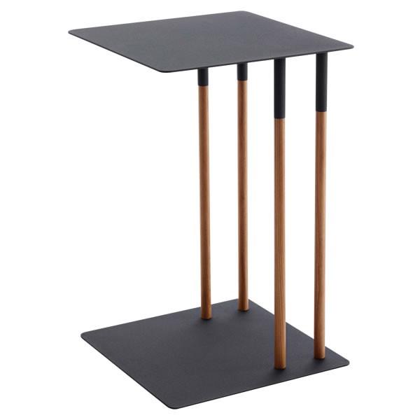 山崎実業 サイドテーブル おしゃれ 北欧 四角 ソファ テーブル