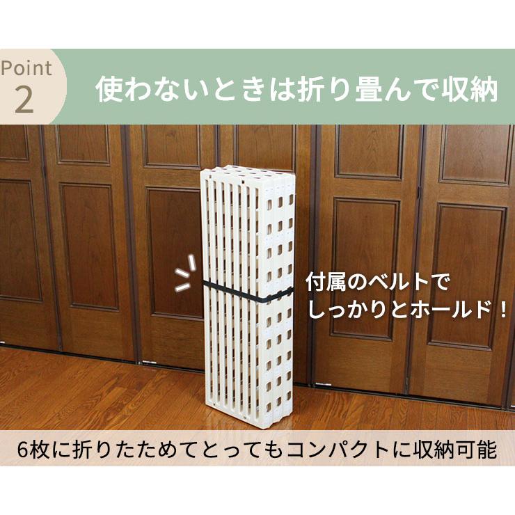 日本製 スノコベッド プラスチック製 エアースリープ アイボリー 日本製 スノコベッド プラスチック製 エアースリープ アイボリー